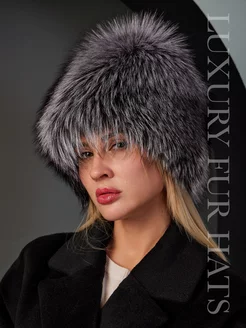 Шапка меховая на трикотажной основе чернобурка LUXURY FUR HATS 50142090 купить за 10 004 ₽ в интернет-магазине Wildberries