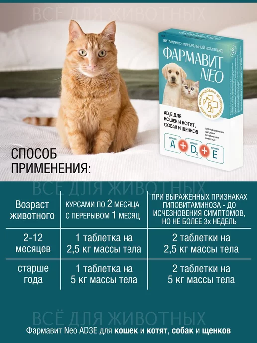 Фармавит NEO Витамины для суставов и шерсти собак, собак и кошек суставов, фото 7