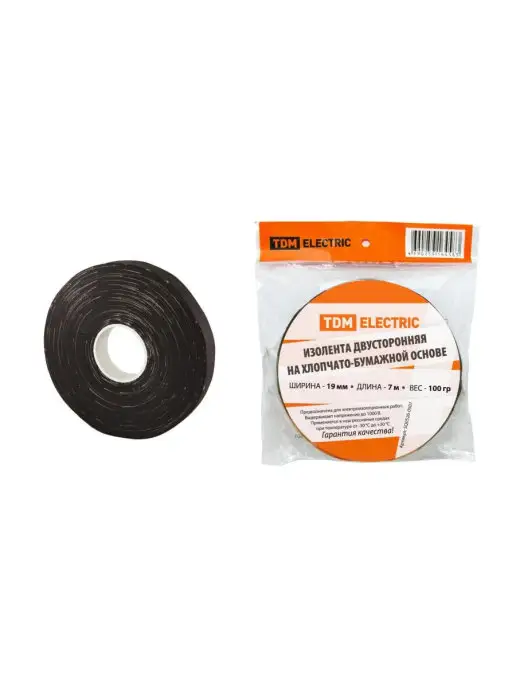TDM Electric Изолента, черный