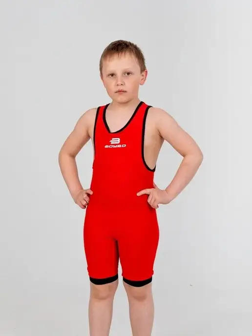Boybo Трико борцовское, синий, фото 6