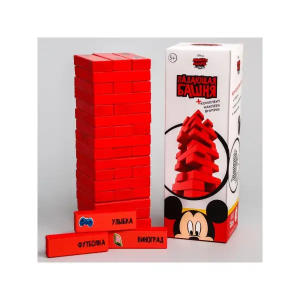 Игра падающая башня "Микки и друзья", Микки Маус и друзья