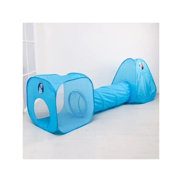 Палаткая детская игровая с туннелем "Давай играть!"