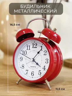 Часы настольные электронные будильник металлический ретро ORIBI 50337787 купить за 774 ₽ в интернет-магазине Wildberries