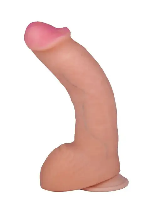LOVETOY (А-Полимер) Фаллоимитатор на присоске F LINE - 23 см, бежевый, фото 4