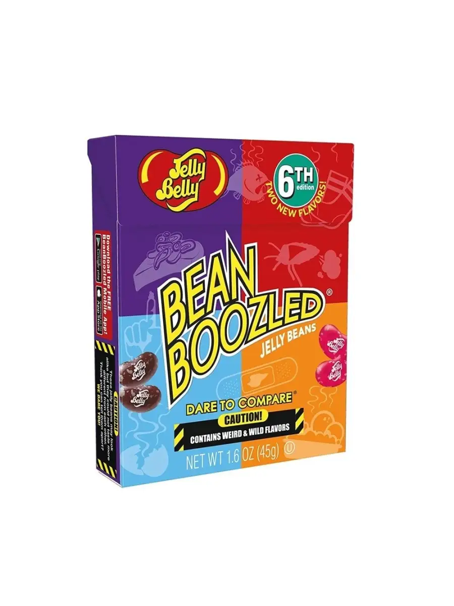 Драже Jelly Belly Bean Boozled (6th,20 вкусов) 45гр Jelly Belly 50354808  купить за 357 ₽ в интернет-магазине Wildberries