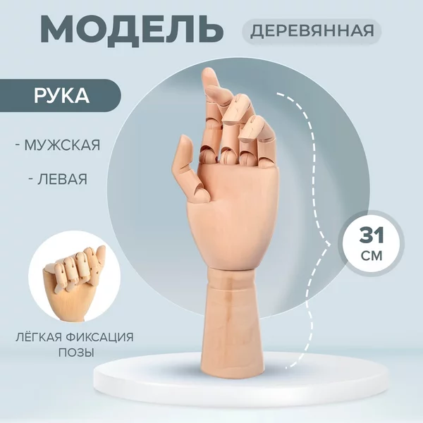 Модель деревянная рука