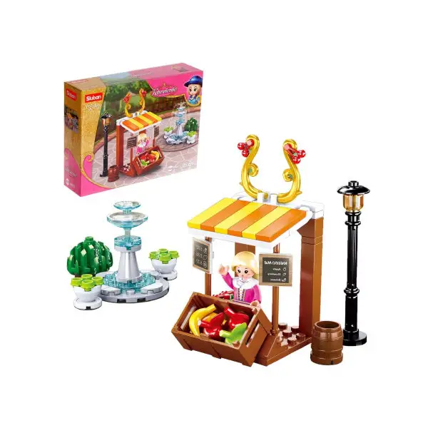 Конструктор Розовая Мечта "Мини рынок", 99 деталей