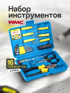 Набор инструментов, 16 предметов WMC Tools 50388060 купить за 358 ₽ в интернет-магазине Wildberries