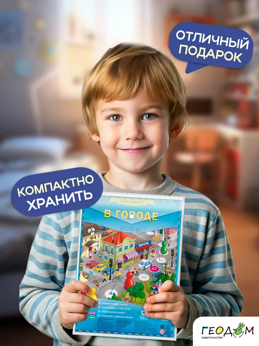 ГЕОДОМ Игра ходилка для детей Космос Солнечная система, вариант, фото 4