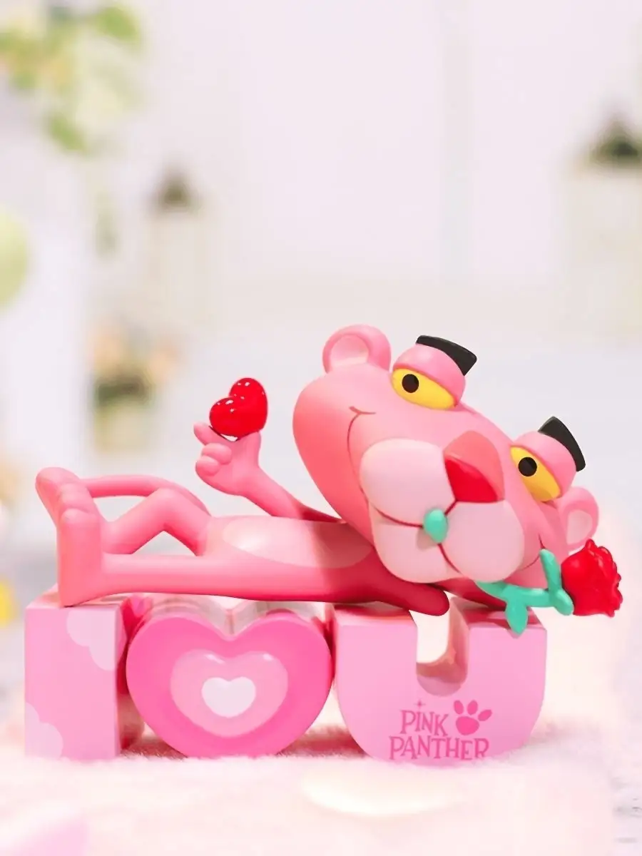 Фигурка Pink Panther Expressing Love 8см Розовая пантера Pop Mart 50412572  купить в интернет-магазине Wildberries