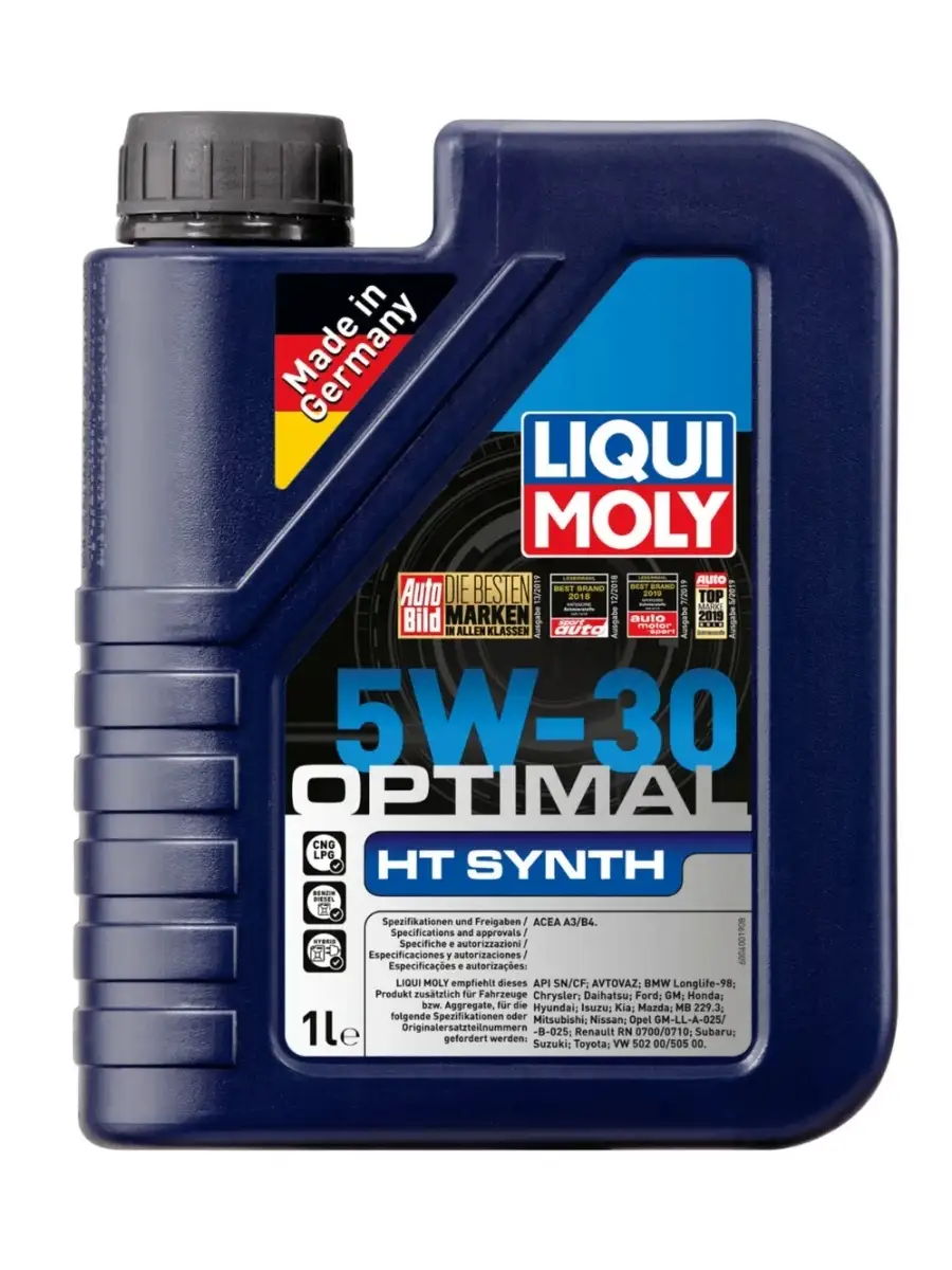 Масло моторное 5W-30 синтетическое Ликви Моли 4 литра Liqui Moly 50415505  купить за 5 680 ₽ в интернет-магазине Wildberries