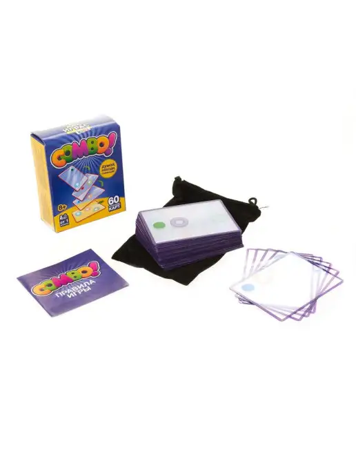ЛАС ИГРАС KIDS Развивающая настольная игра для детей COMBO, фиолетовый, фото 3