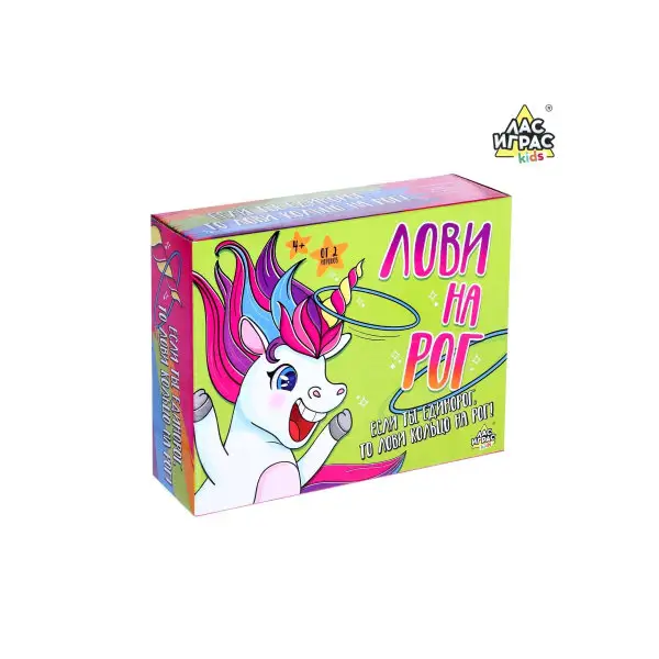 Настольная игра для детей, подвижная "Лови на рог"