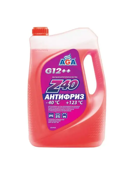 AGA Антифриз Охлаждающая жидкость 5 л, 5 л