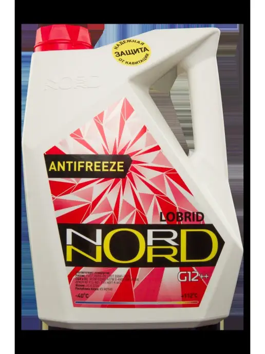 NORD Антифриз красный Охлаждающая жидкость 3 кг, 5 кг, фото 2