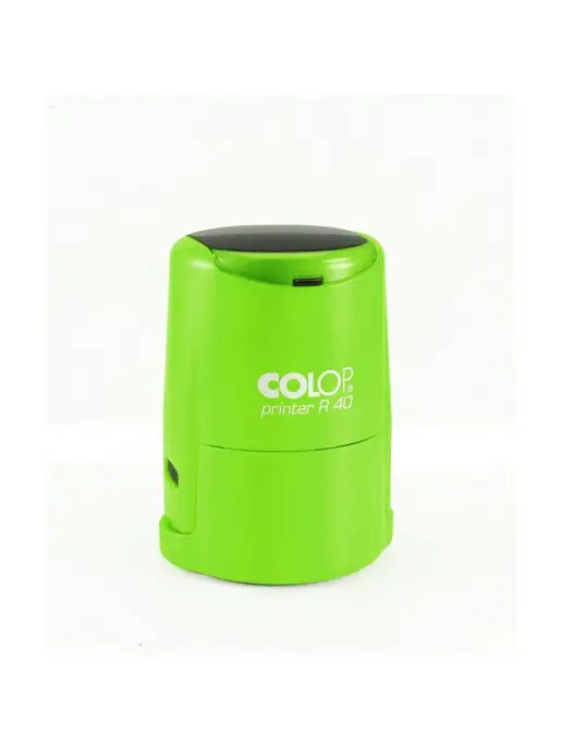 Colop Оснастка для печати круг.с крышкой d40мм, Pr. R40 зелен. нео…, зеленый, фото 3