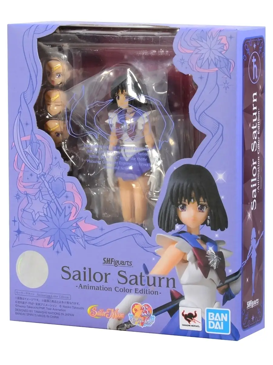 Фигурка S.H. Figuarts Sailor Moon Saturn Animation Color Edition 615084  Tamashii Nations 50425589 купить в интернет-магазине Wildberries