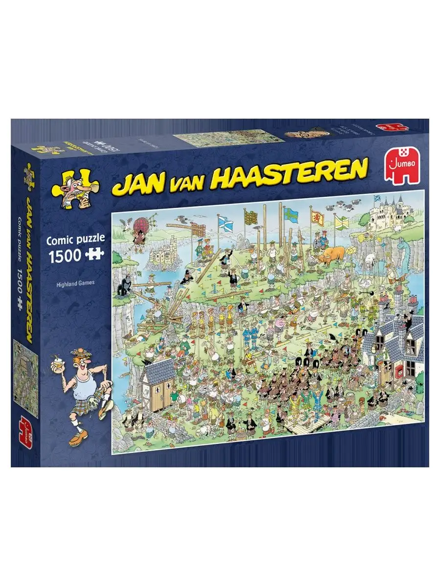 Пазл 1500 элементов Jan van Haasteren Игры горцев JUMBO 50470573 купить за  1 845 ₽ в интернет-магазине Wildberries