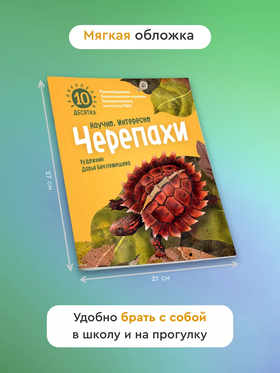 Черепахи. Великолепная десятка Издательство Архипелаг 50507407 купить за  412 ₽ в интернет-магазине Wildberries