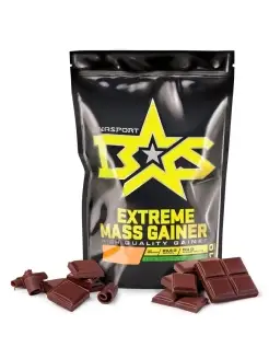 EXTREME MASS GAINER 1000 г со вкусом шоколада Binasport 50531459 купить за 874 ₽ в интернет-магазине Wildberries