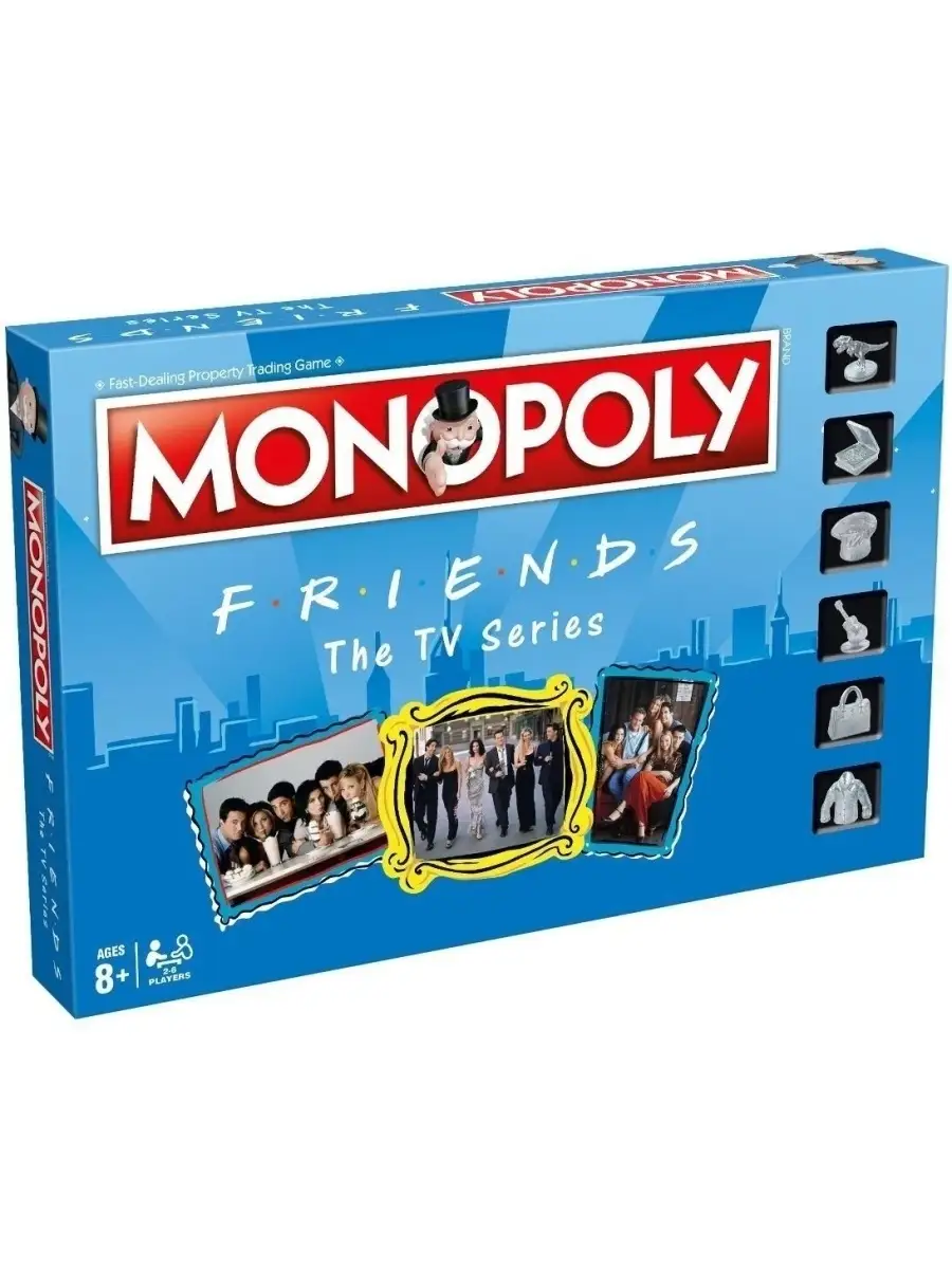 Friends (Друзья) Monopoly на английском языке Winning Moves 50563891 купить  в интернет-магазине Wildberries