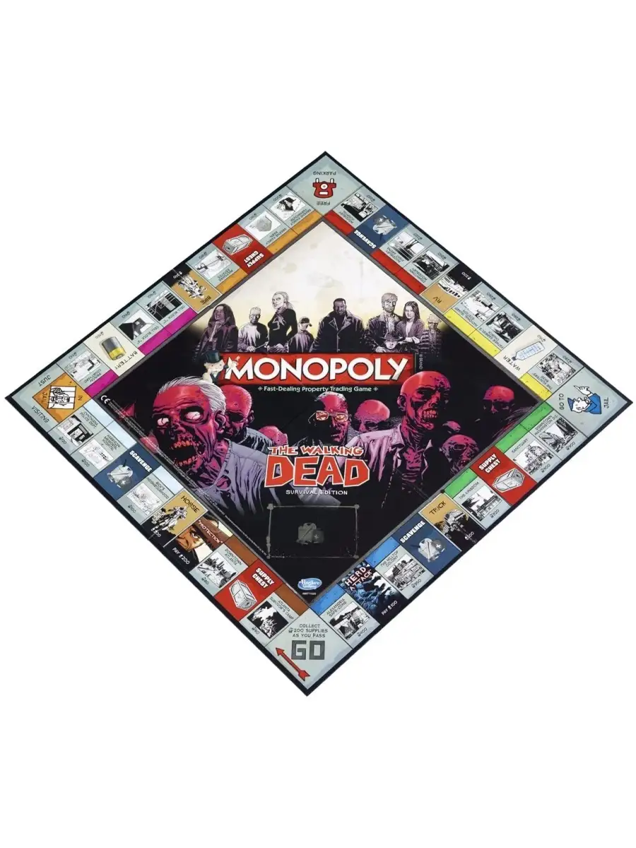 Walking Dead Ходячие мертвецы Monopoly на английском языке Winning Moves  50578600 купить в интернет-магазине Wildberries