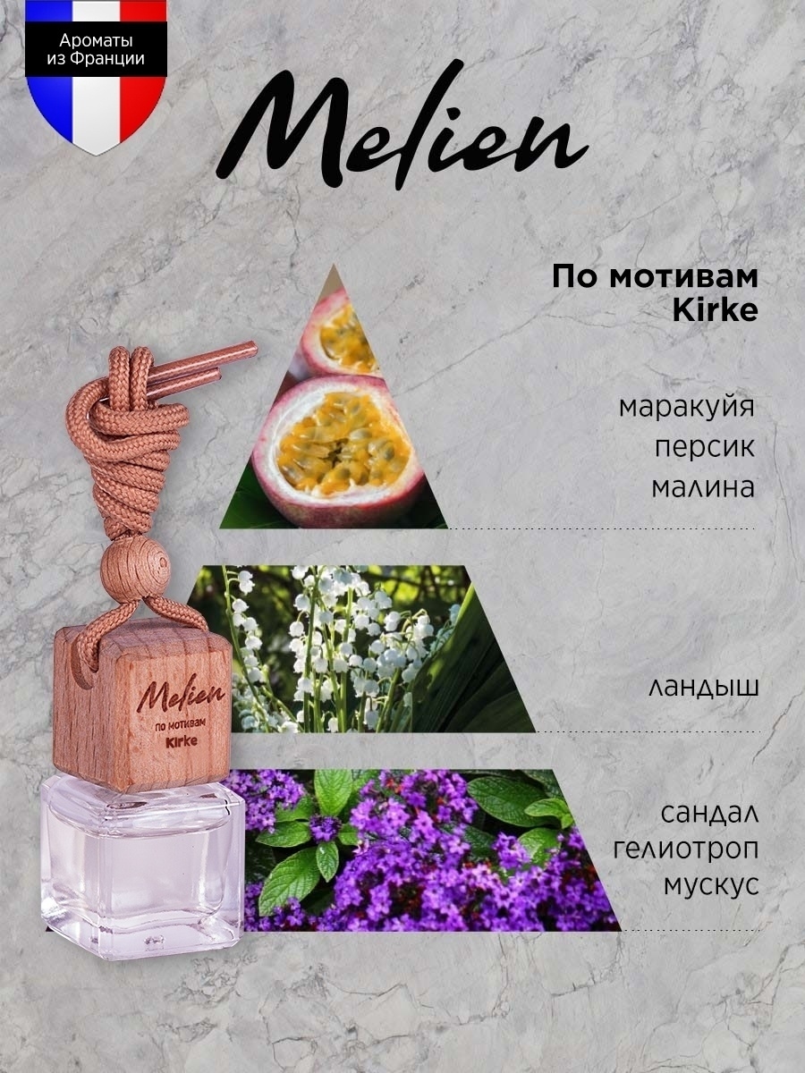 Автомобильный ароматизатор в машину и для дома 6 мл Melien 50579615 купить  в интернет-магазине Wildberries