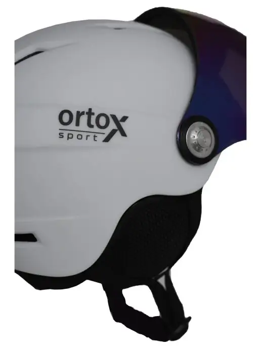 OrtoX Шлем горнолыжный для лыж и сноуборда, белый, фото 7