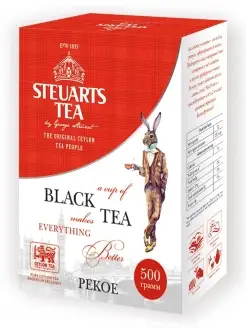 Чай чёрный листовой Steuarts Tea PEKOE 500 гр STEUARTS 50675562 купить за 774 ₽ в интернет-магазине Wildberries