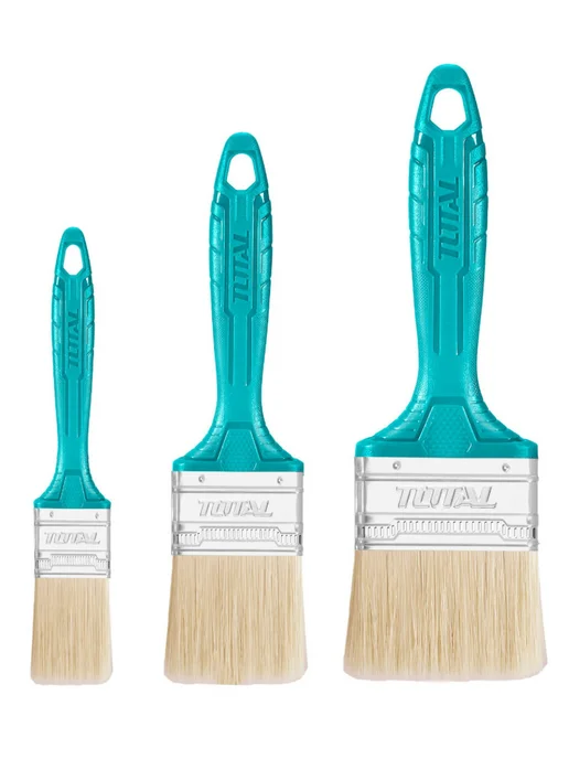 TOTAL tools Кисть малярная плоская набор 3 шт, 3 шт, фото 2