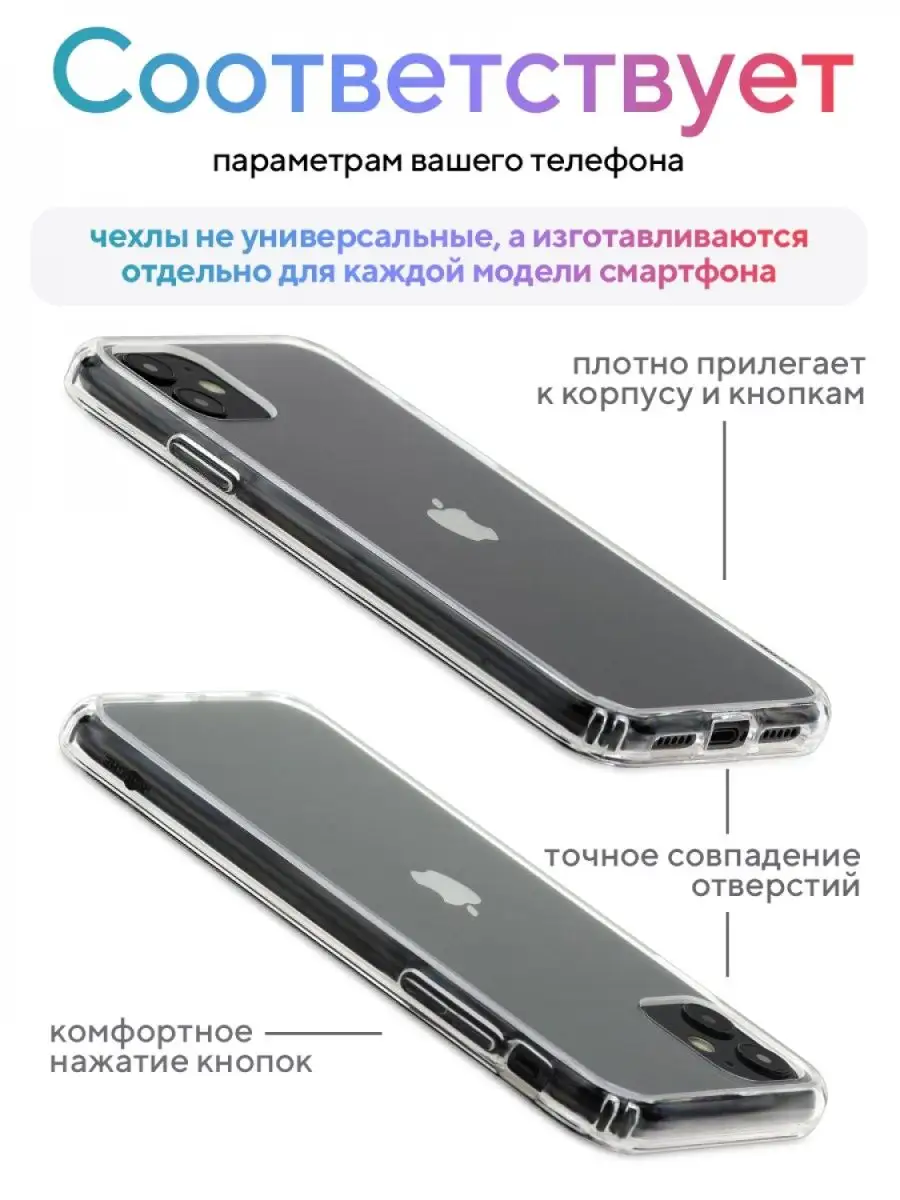 Чехол на iPhone 12 mini с рисунком, с защитой камеры КRUЧЕ 50694035 купить  за 697 ₽ в интернет-магазине Wildberries