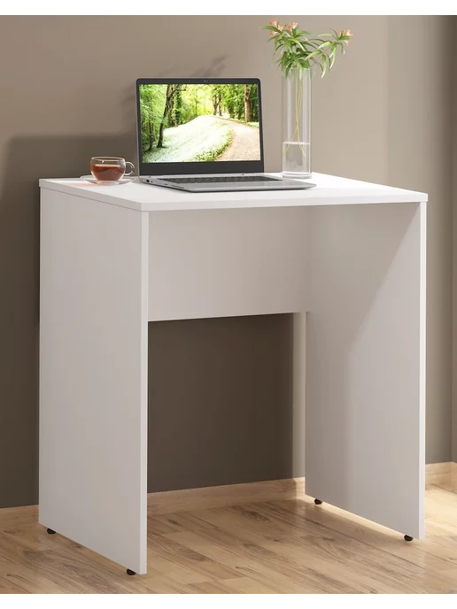 Skyland Стол компьютерный 70х45х75 см белый, 45x75 см