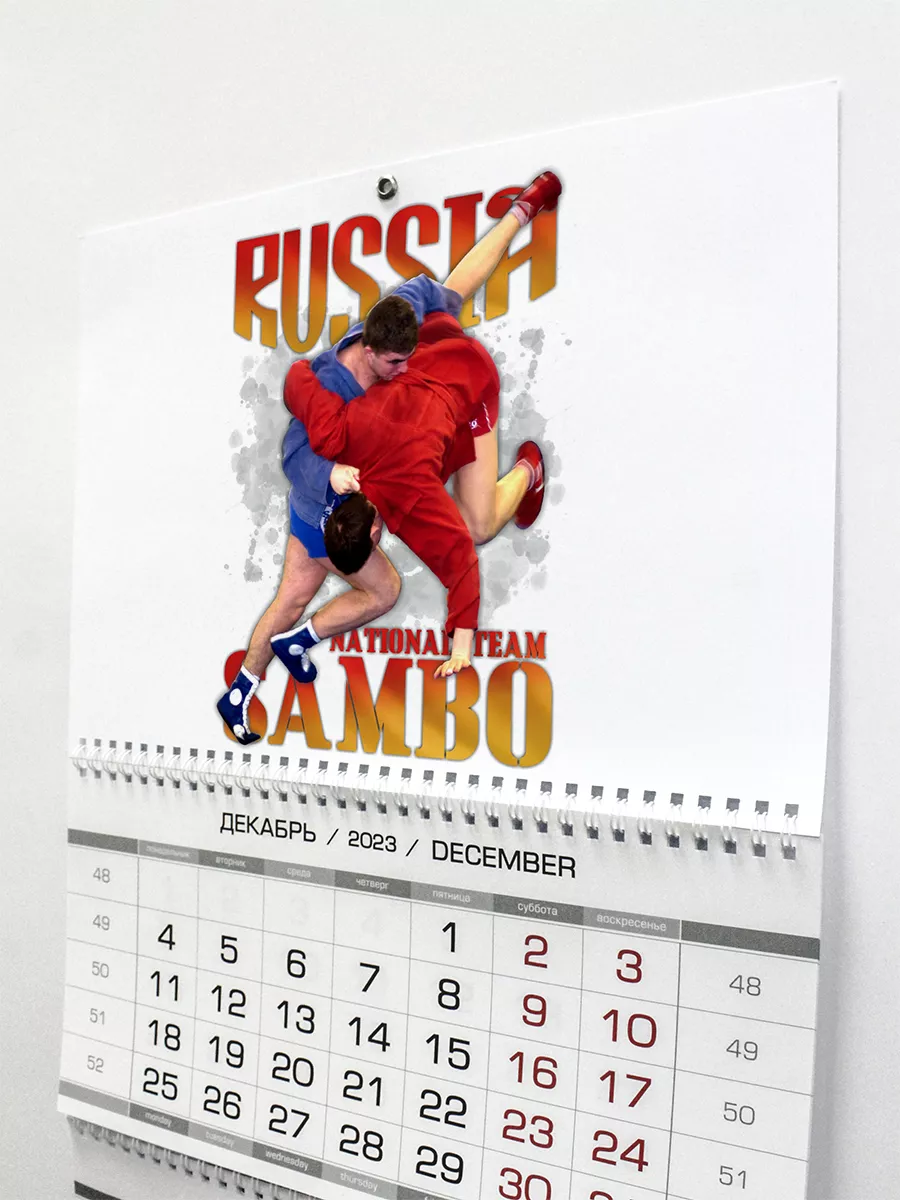 Фотокопир Календарь на 2024 год/Russia sambo