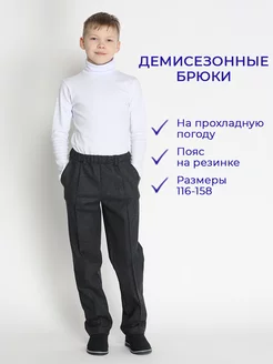 Брюки школьные Qmols Kids 50839427 купить за 1 115 ₽ в интернет-магазине Wildberries