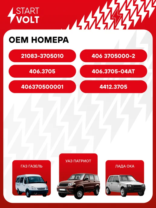 STARTVOLT Катушка зажигания ГАЗ УАЗ с дв. ЗМЗ-406 Лада ОКА, вариант, фото 2