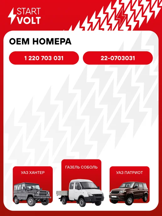 STARTVOLT Наконечник катушки зажигания ГАЗ Газель УАЗ Патриот, вариант, фото 2