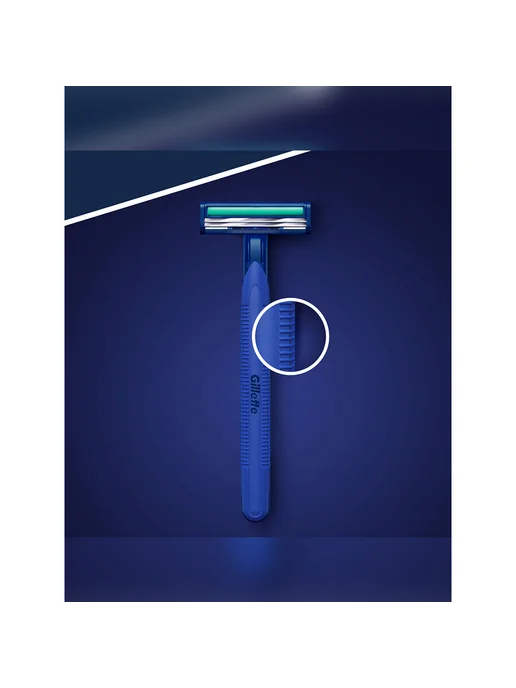 GILLETTE Бритва одноразовая 2 лезвия 10 шт, 10 шт, фото 5