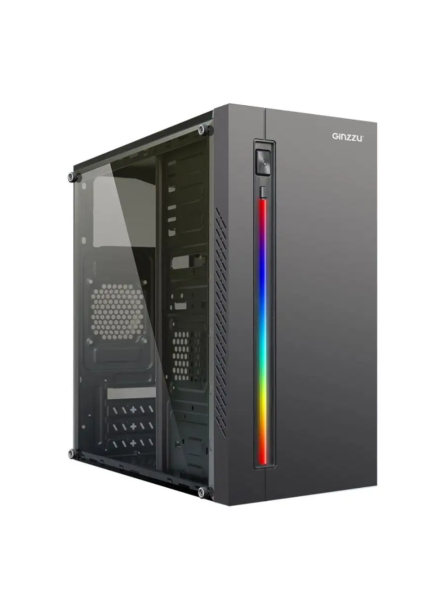 Корпус системного блока GINZZU D370 RGB Window w/o PSU GINZZU 50963952  купить в интернет-магазине Wildberries