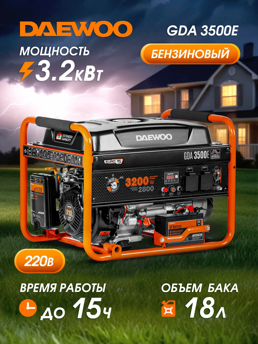 Инверторный Бензиновый Генератор Daewoo Gda 2600i Купить