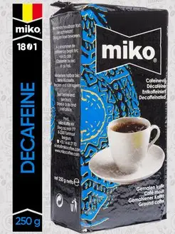 Decaffein. 100% натуральный молотый кофе, без кофеина MIKO Koffie 51067609 купить за 371 ₽ в интернет-магазине Wildberries