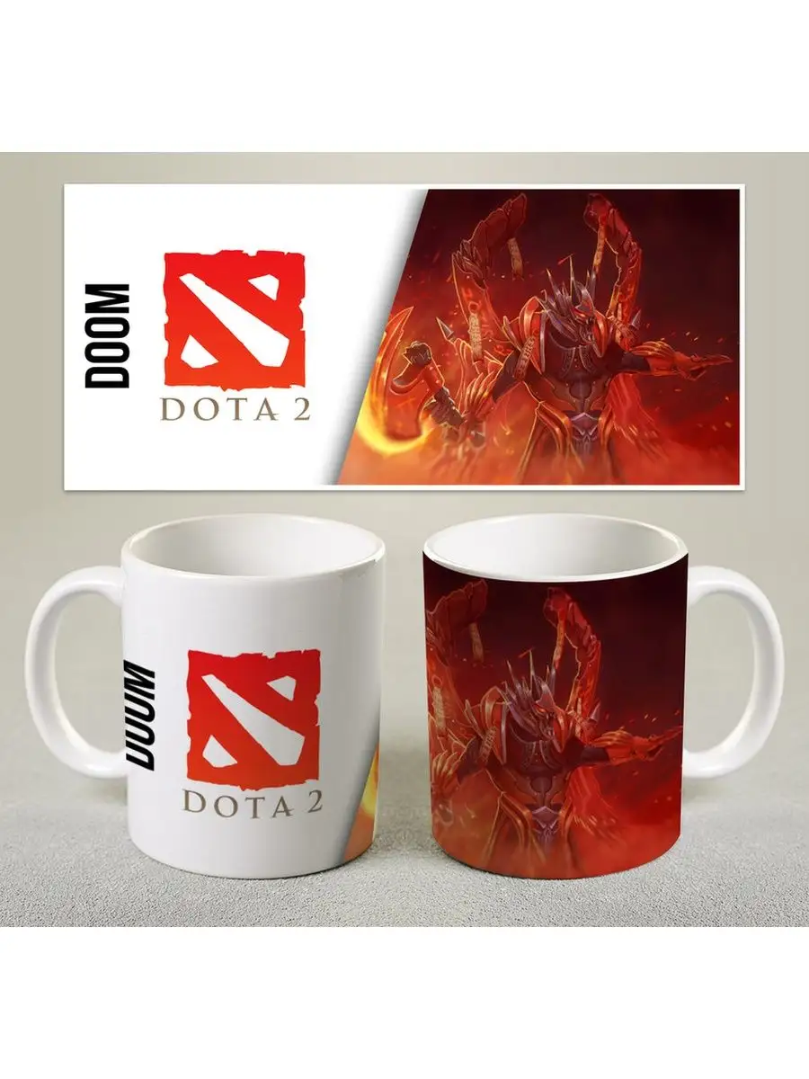 Doom персонаж игры Dota 2 Print master 51135734 купить за 403 ₽ в  интернет-магазине Wildberries