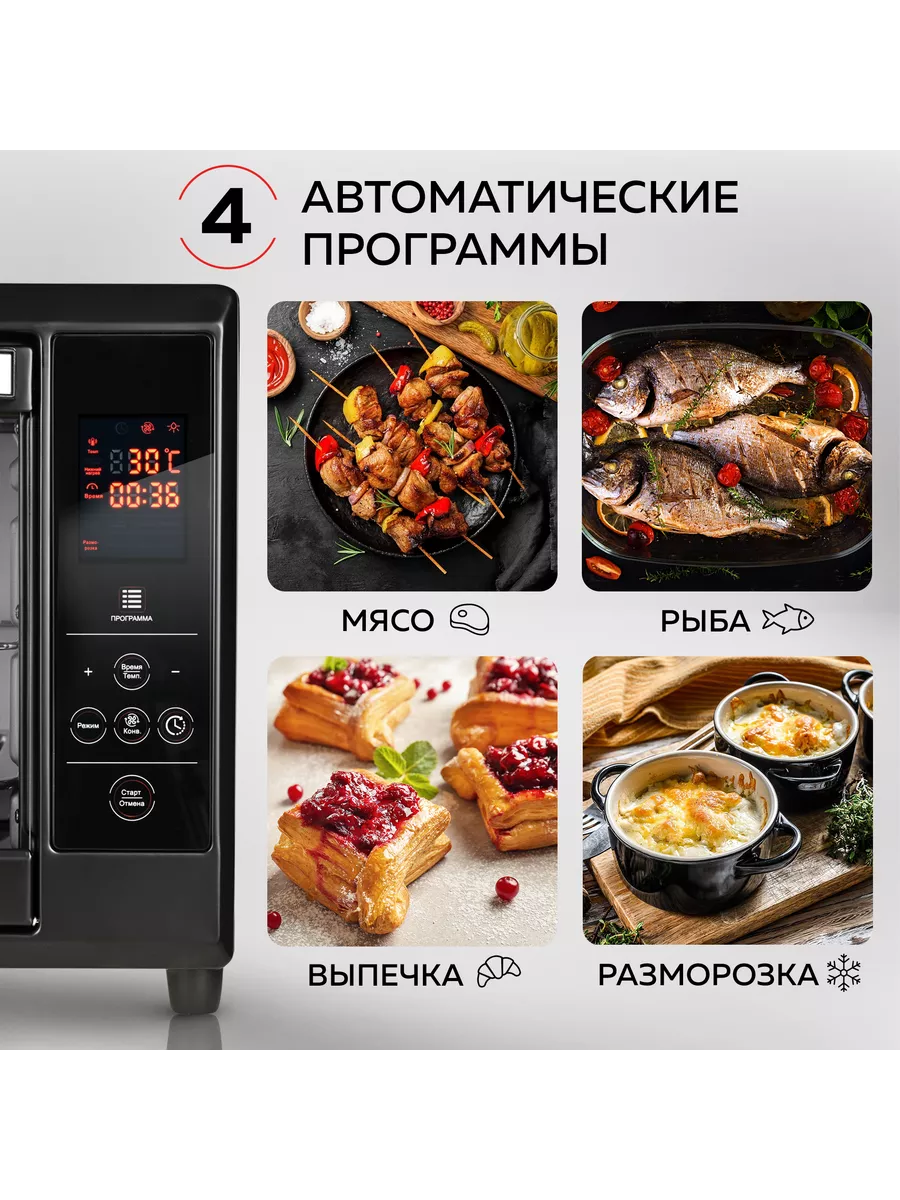 Мини-печь электрическая духовка GFOO-5 GFgril 51167849 купить за 8 026 ₽ в  интернет-магазине Wildberries