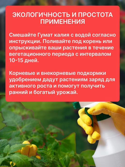 БиоМастер Удобрение Гумат Калия, 3л, 3 л, фото 4