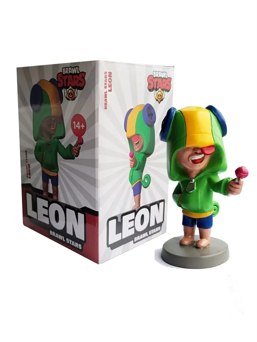 Фигурка Леон из игры Бравл Старс Leon Waytop 51259924 купить за 690 ? в  интернет-магазине Wildberries