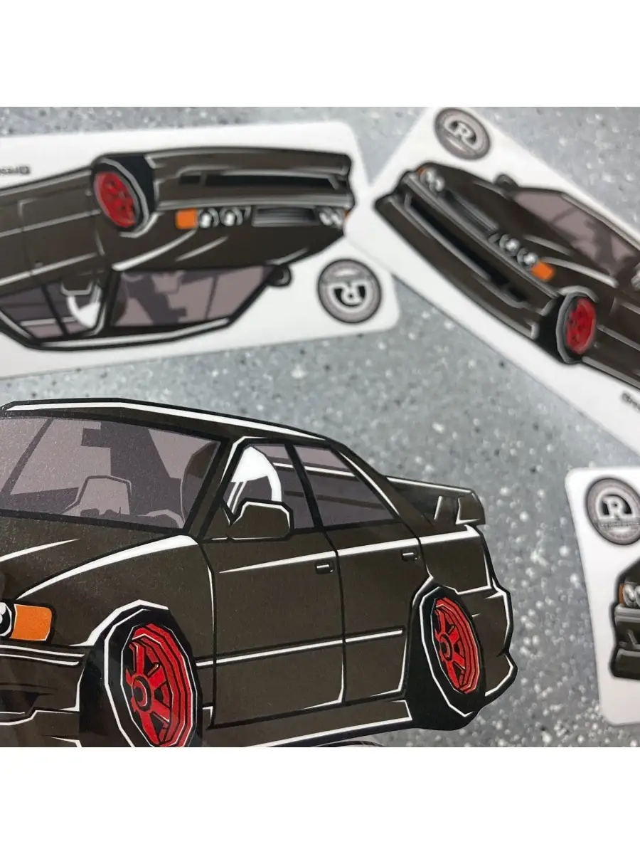 Наклейка автомобиль Toyota Chaser чёрный 14.5х6.5 Resource Stickers  51259989 купить за 252 ₽ в интернет-магазине Wildberries