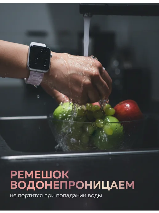BRONO MO Ремешок для Apple Watch 42 44 45 46 49 mm (Ultra 1-2), серый, фото 7