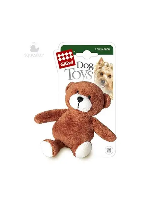 Gigwi Игрушка для собак Мишка PLUSH FRIENDZ, вариант, фото 2