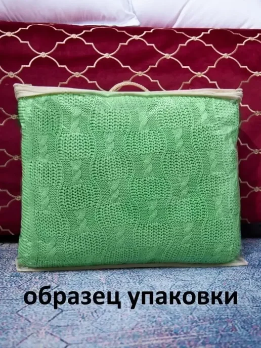 PULLTON Плед 200х220 на кровать диван покрывало вязаный хлопок 100%, 150x200, фото 6