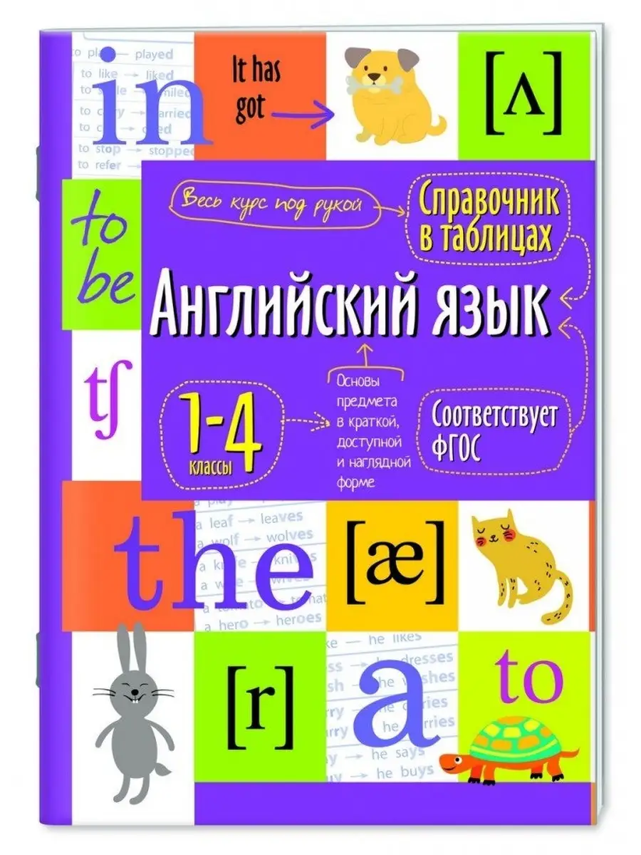 Справочник в таблицах. Английский язык для начальной школы АЙРИС-пресс  51468064 купить за 236 ₽ в интернет-магазине Wildberries