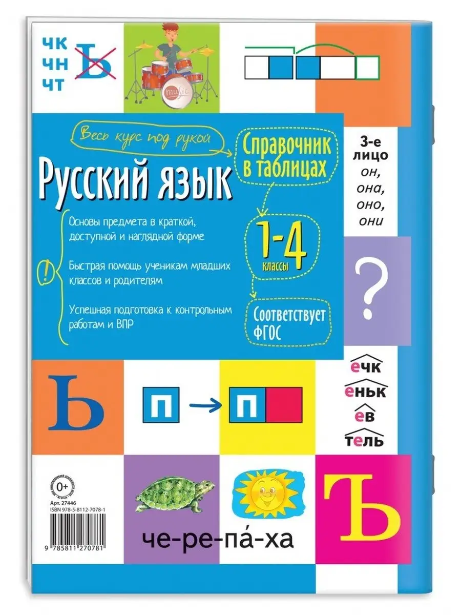 Справочник в таблицах. Русский язык. 1-4 классы АЙРИС-пресс 51470662 купить  за 233 ₽ в интернет-магазине Wildberries